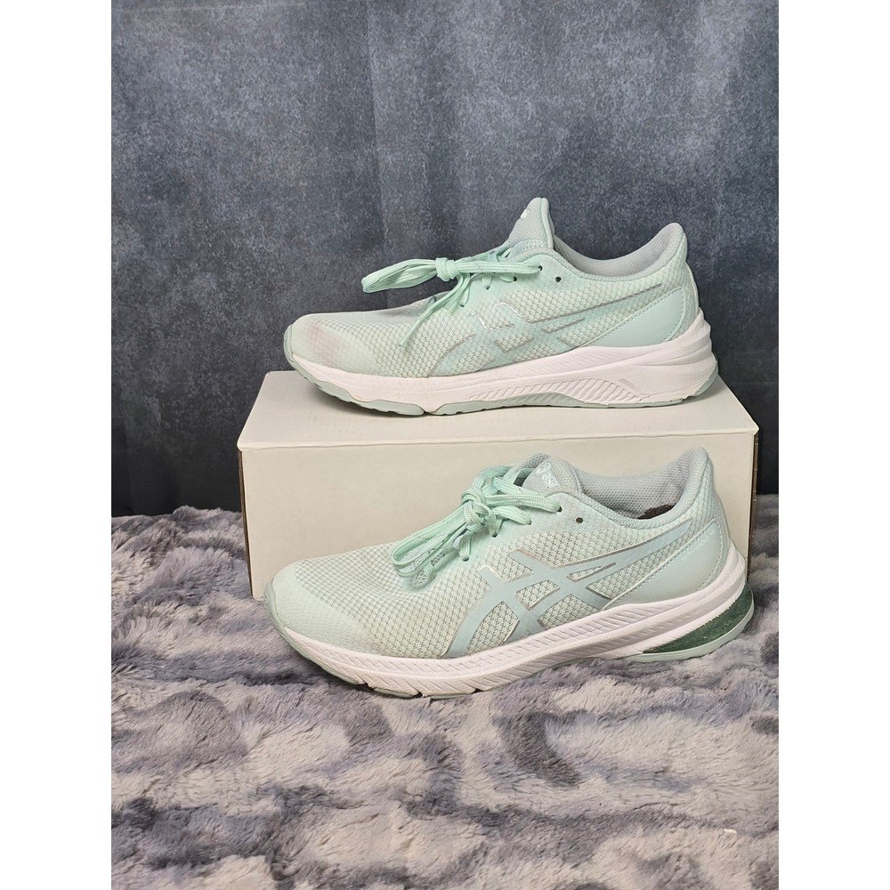 ASICS GT-1000 12 Fast & Flurry Soothing Sea Aqua Angel Kids Size 6Y 1014A334